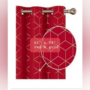 NEW  Blackout Curtains 2 Panels, Room Darkening Thermal Insulated Curtains42"×54